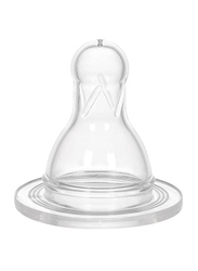 Wee Baby Silicone Spare Round Teat for Bottle, 18+ Months, Clear