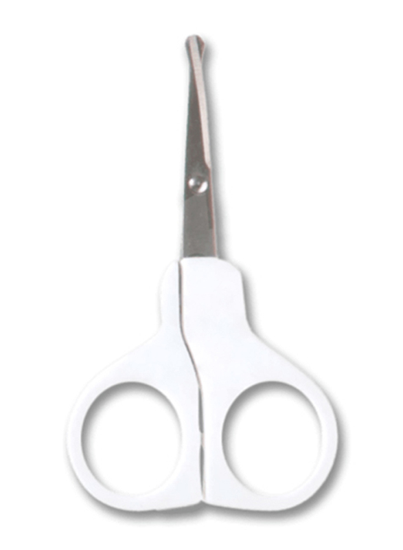 Wee Baby Nail Scissor with Cover, White