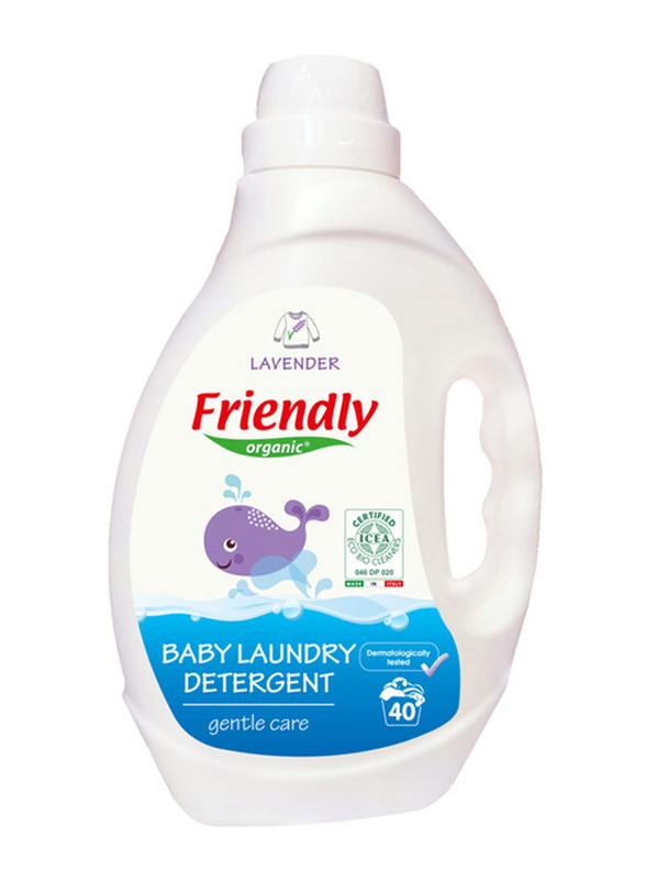 

Friendly Organic 2000ml Lavender Baby Laundry Detergent, White