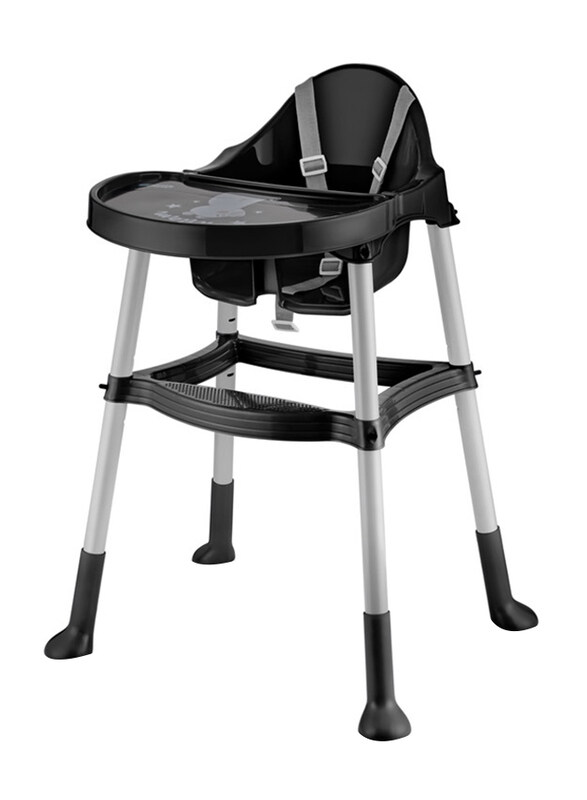 

Babyjem Baby High Chair, 6+ Months, Black