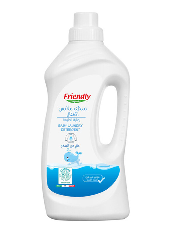 

Friendly Organic 1000ml Fragrance Free Baby Laundry Detergent, White