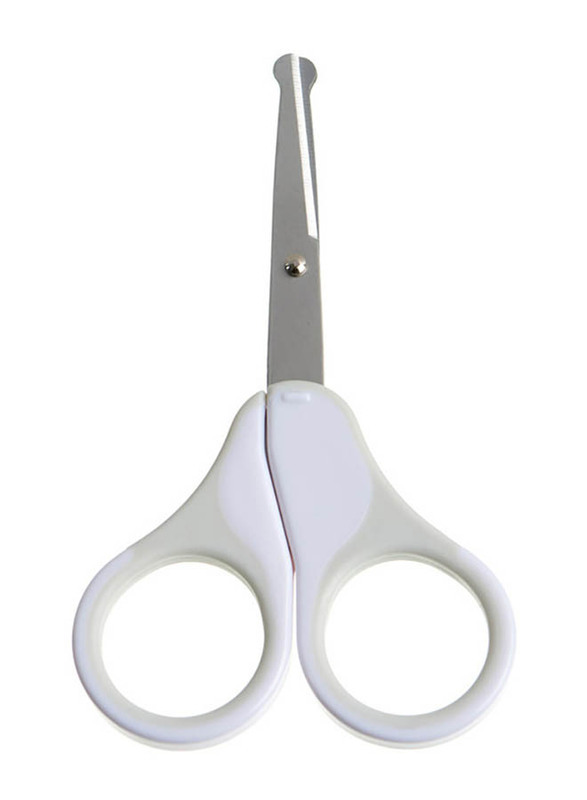 Vital Baby Protect Grooming Nail Scissors for Baby, 0+ Months, White