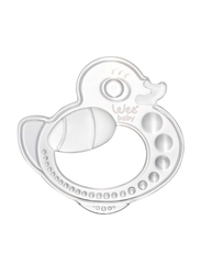 Wee Baby Silicone Teether, 6+ Months, Clear