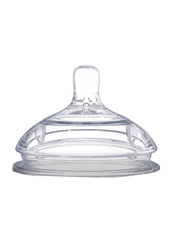 

Comotomo Natural Teat Silicone Slow Flow Nipples, 2 Pieces, Clear