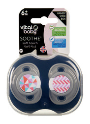 Vital Baby Soothe Soft Touch Handy Steri Box for 6M+ Girls, 2-Piece, Multicolour