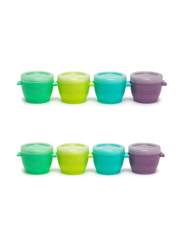 Melii Snap & Go Pods, 8 x 4oz, Multicolour