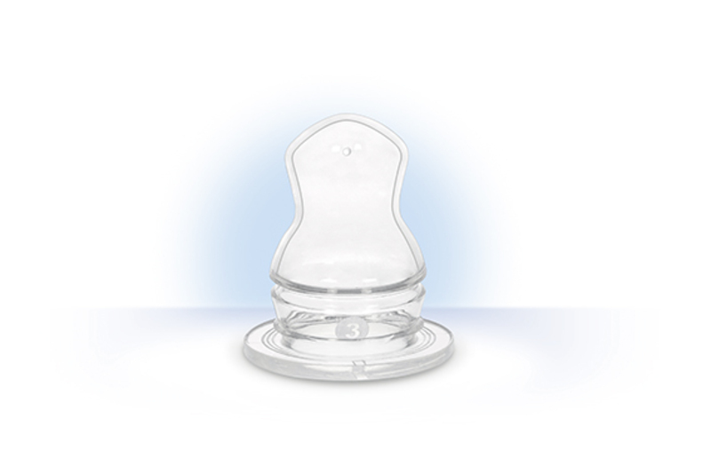 Wee Baby Silicone Orthodontic Teat, 18+ Months, Clear