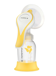 Medela New Harmony Flex Manual Breast Pump, Yellow/Clear