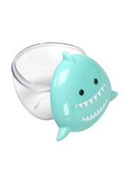 Melii Shark Snack Container, Turquoise