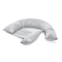 Babyjem Pregnancy Back Support & Feeding Pillow, Grey