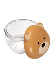 Melii Bear Snack Container, Brown