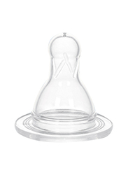 Wee Baby Silicone Spare Round Teat for Bottle, 18+ Months, Clear