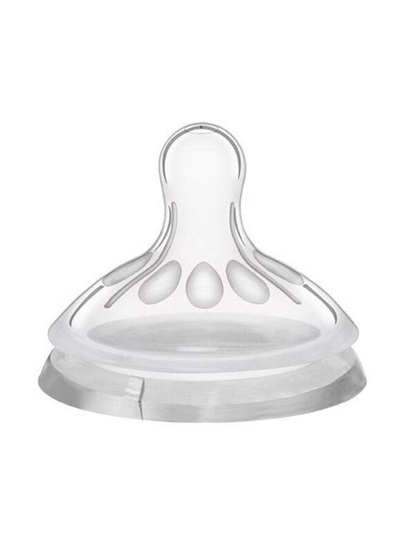 

Wee Baby Spare Natural Teat for Bottle, 6-18 Months, 2 Pieces, Clear
