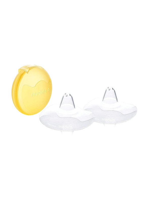 Medela Contact Nipple Shields, Pack of 2, Small, Clear