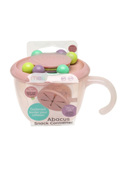 Melii Abacus Snack Container, 200ml, Pink