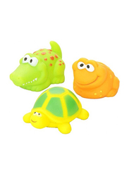 Vital Baby 3-Piece Squirt & Splash Critters & Fish Baby Bath Toys Set, 6+ Months, Multicolour
