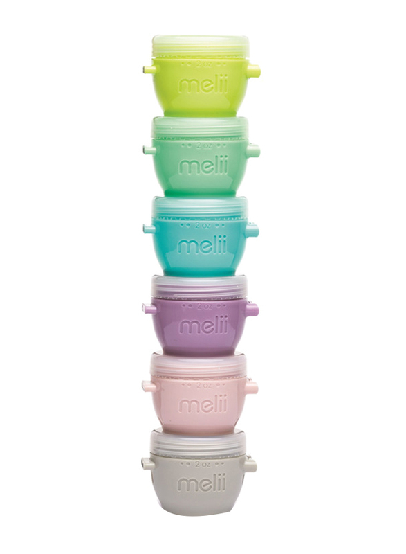 Melii Snap & Go Pods, 6 x 2oz, Multicolour