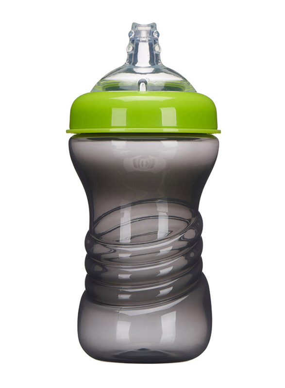Vital Baby Hydrate Perfectly Simple Silicone Sipper 300ml, Grey/Green