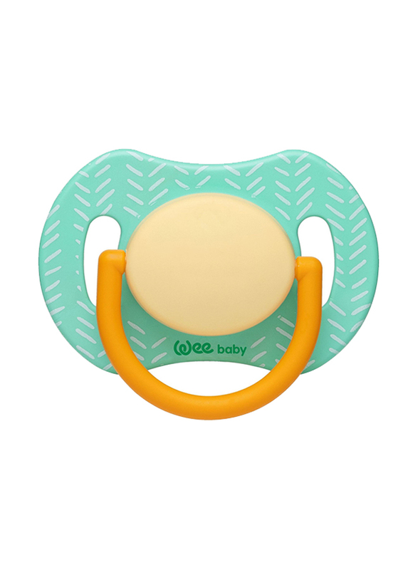 Wee Baby Joy Symmetrical Tip Pacifier, 0-6 Months, Green