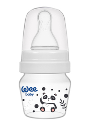 Wee Baby Mini PP Sippy Bottle Set, 0-6 Months, 30ml, White