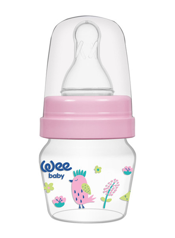Wee Baby Mini PP Sippy Bottle Set, 6-18 Months, 30ml, Blue