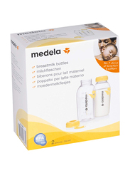 Medela Breastmilk Bottles, Pack of 2, 250 ml, Clear