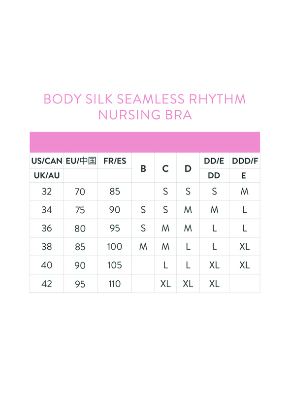 Bravado Rhythm Body Silk Seamless Nursing Bra, Rosewater, Small