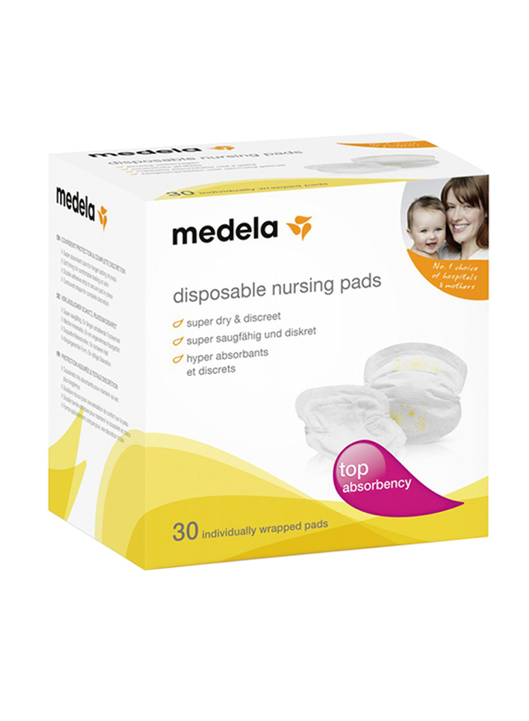 Medela Disposable Bra Pads, Pack of 40, White