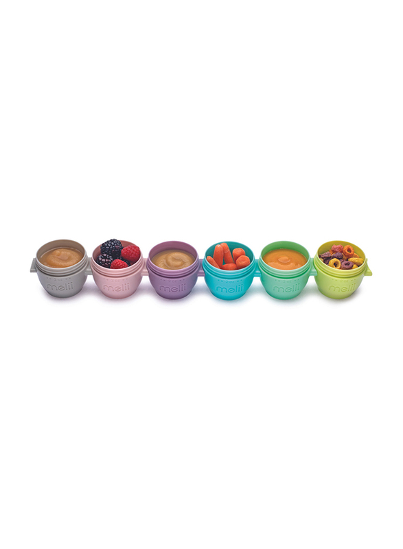 Melii Snap & Go Pods, 6 x 2oz, Multicolour