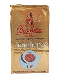 Barbera Maghetto Roasted Ground Coffee, 250g