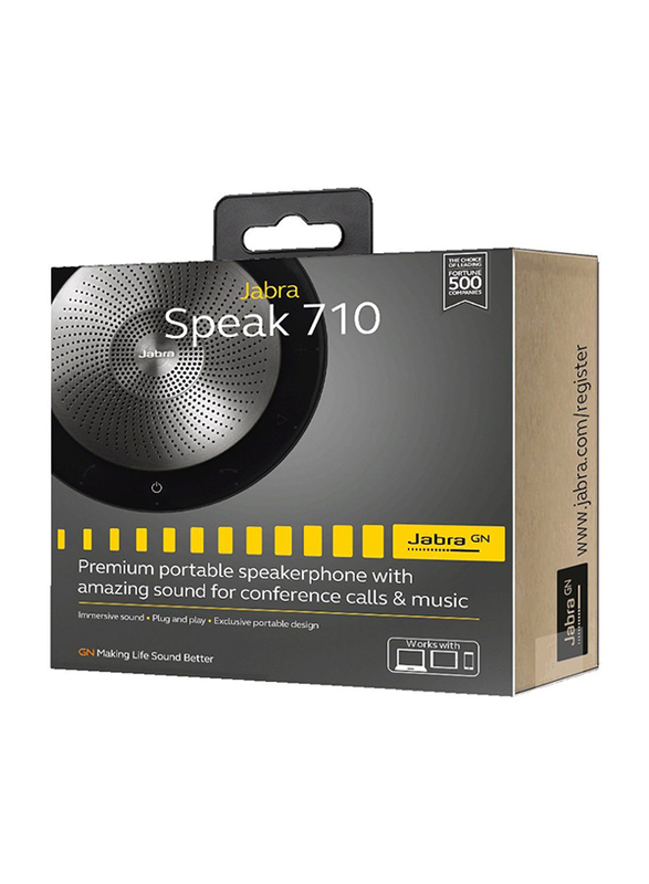 Jabra Speak 710 Portable Bluetooth Speaker, Black