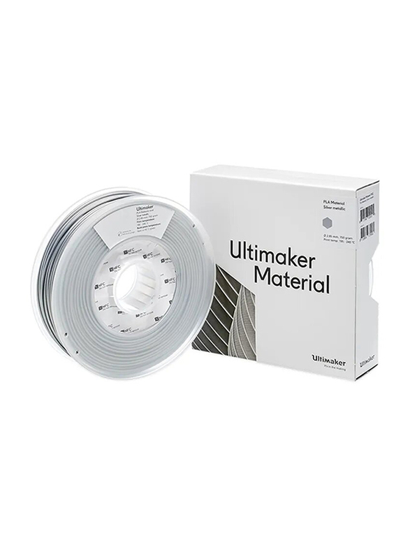 Ultimaker Silver 3D Printing Filament for Professional, 2.85mm