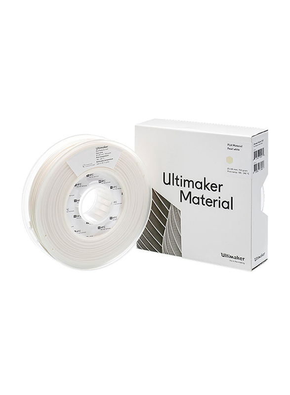 Ultimaker Pearl White 3D Printer Filament, 2.85mm