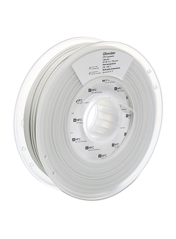 Ultimaker Light Grey 3D Printer Filament, 2.85mm