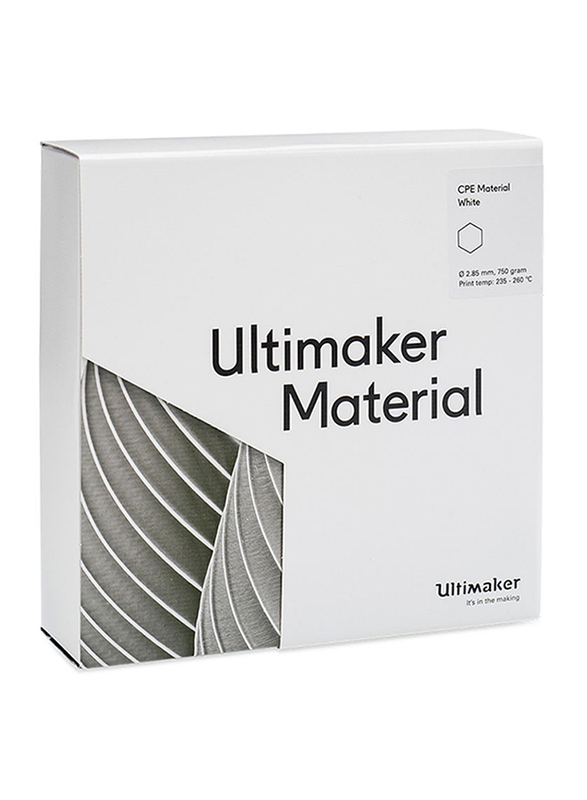 Ultimaker White 3D Printer Filament, 2.85mm