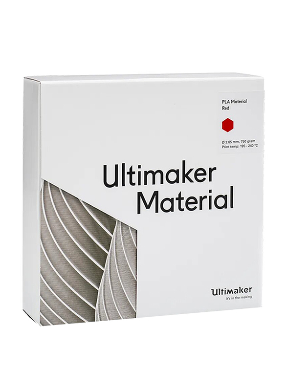 Ultimaker Red 3D Printing Filament for Professional, 2.85mm