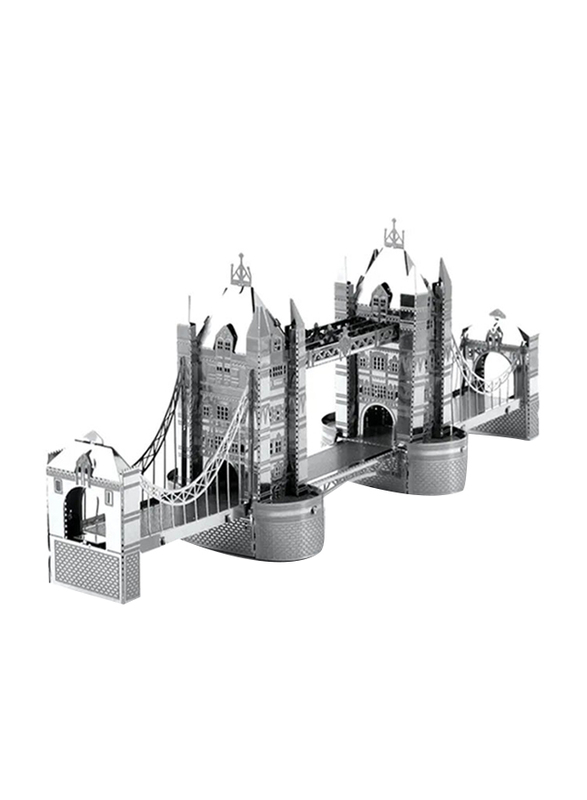 3D Metal World Tower Bridge 2 Model Sheet, Ages 6+