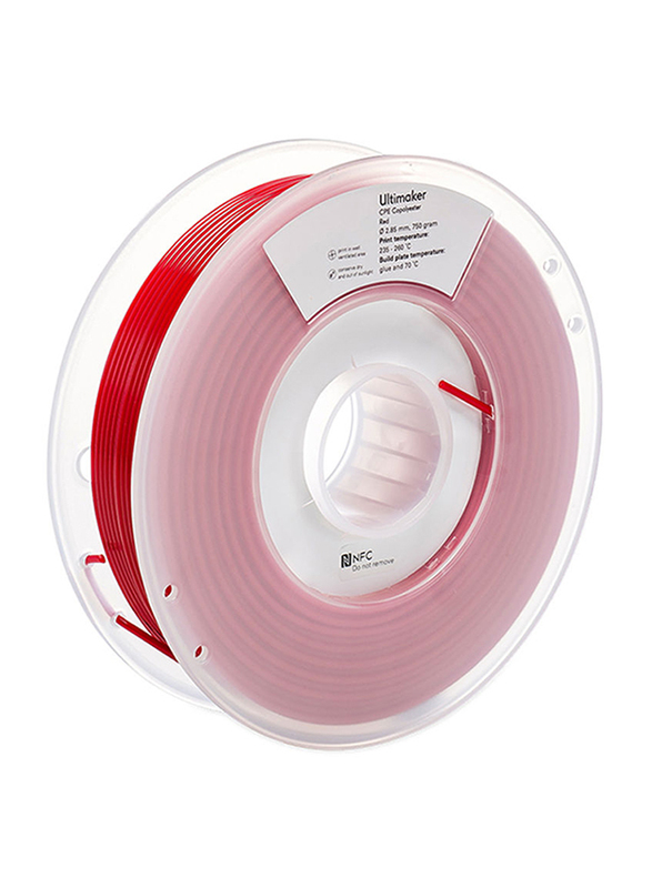 Ultimaker Red 3D Printer Filament, 2.85mm