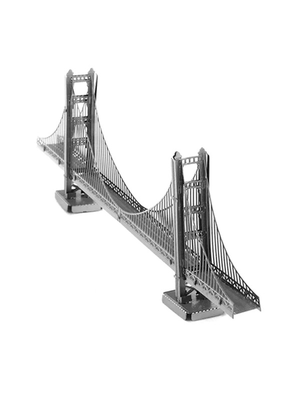 3D Metal Golden Gate Bridge Model Sheet, Ages 6+