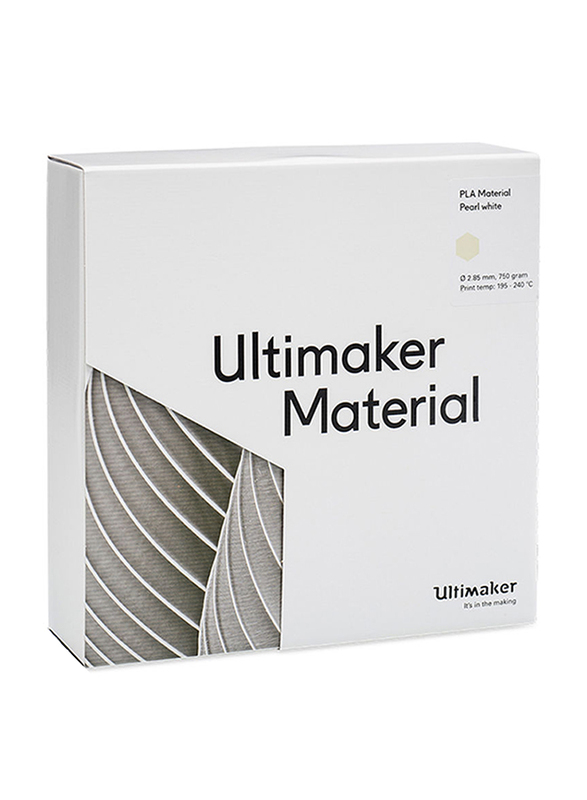 Ultimaker Pearl White 3D Printer Filament, 2.85mm