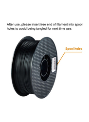 Black 3D Printer PLA Filament Spool, 1.75mm