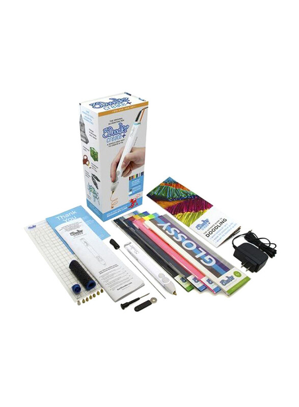 

3Doodler Create Plus Arctic White Pen Set, 33 Pieces, Multicolour