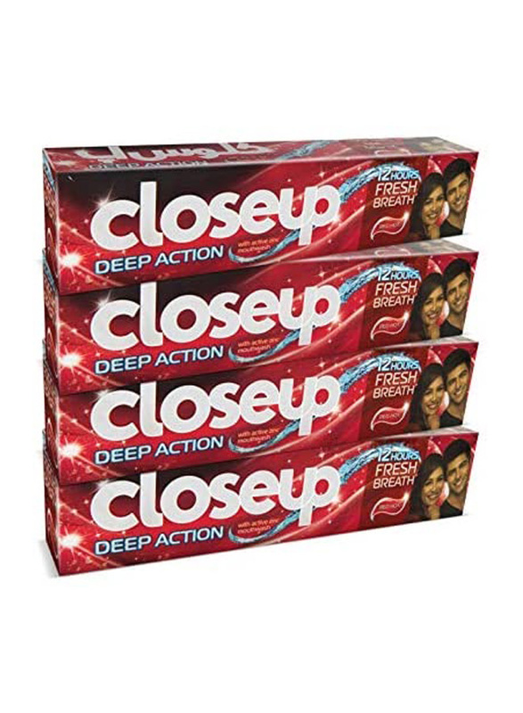 Close Up Deep Action Toothpaste, 120ml, 12 Pieces
