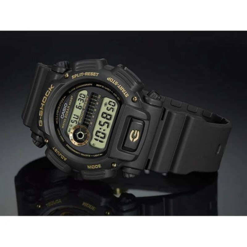 Casio G-Shock Digital Watch for Men with Resin Band, Water Resistant, DW9052GBX-1A9, Black-Grey