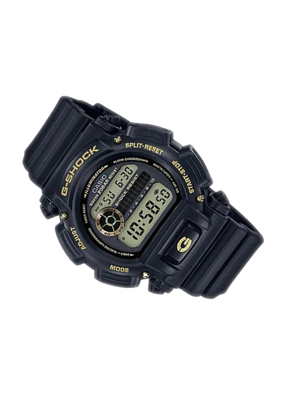 Casio G-Shock Digital Watch for Men with Resin Band, Water Resistant, DW9052GBX-1A9, Black-Grey