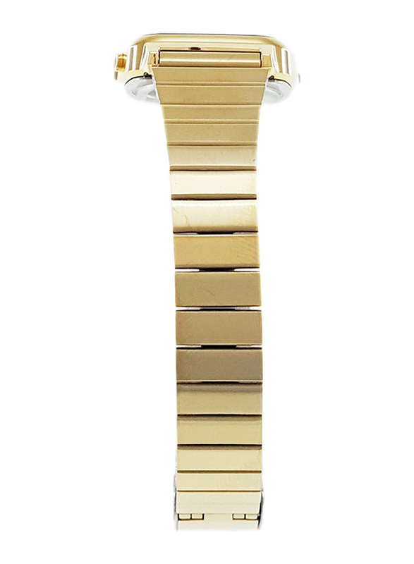 Casio Vintage Digital Watch for Women with Stainless Steel Band, Water Resistant, LA670WGA-9D, Gold