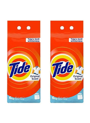 Tide Original Scent Blue Automatic Concentrated Washing Powder Detergents, 2 Boxes x 6 Kg