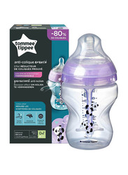 Tommee Tippee Advanced Anti-Colic Feeding Bottle, 260ml, Purple