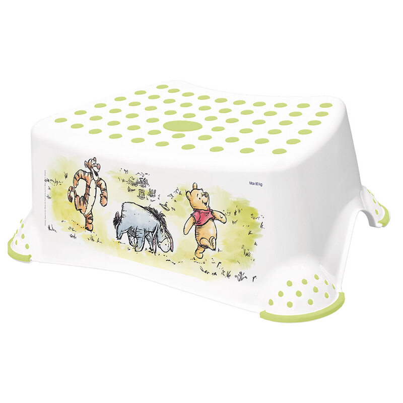 

Keeeper Disney Winnie The Pooh Anti-Slip Step Stool, White/Green