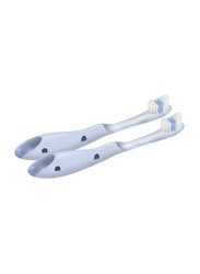 The First Years Toddler Toothbrush, 2 Pieces, White